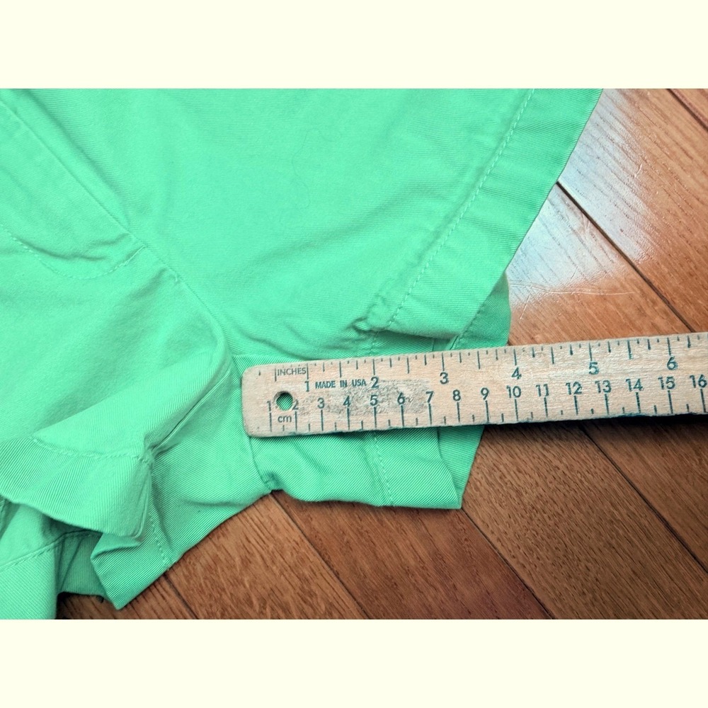 J.Crew Womens Mint Green Cotton Chino Shorts Size 0 Style 61456 SP13 - Picture 5 of 6